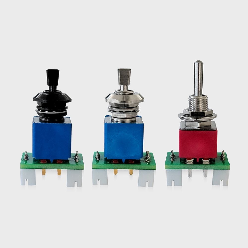 Flex Core Chrome and Premium Black Toggle Switches